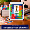 Pack de 15 sobres 105 Laminas Panini Fifa Copa Mundial 2026