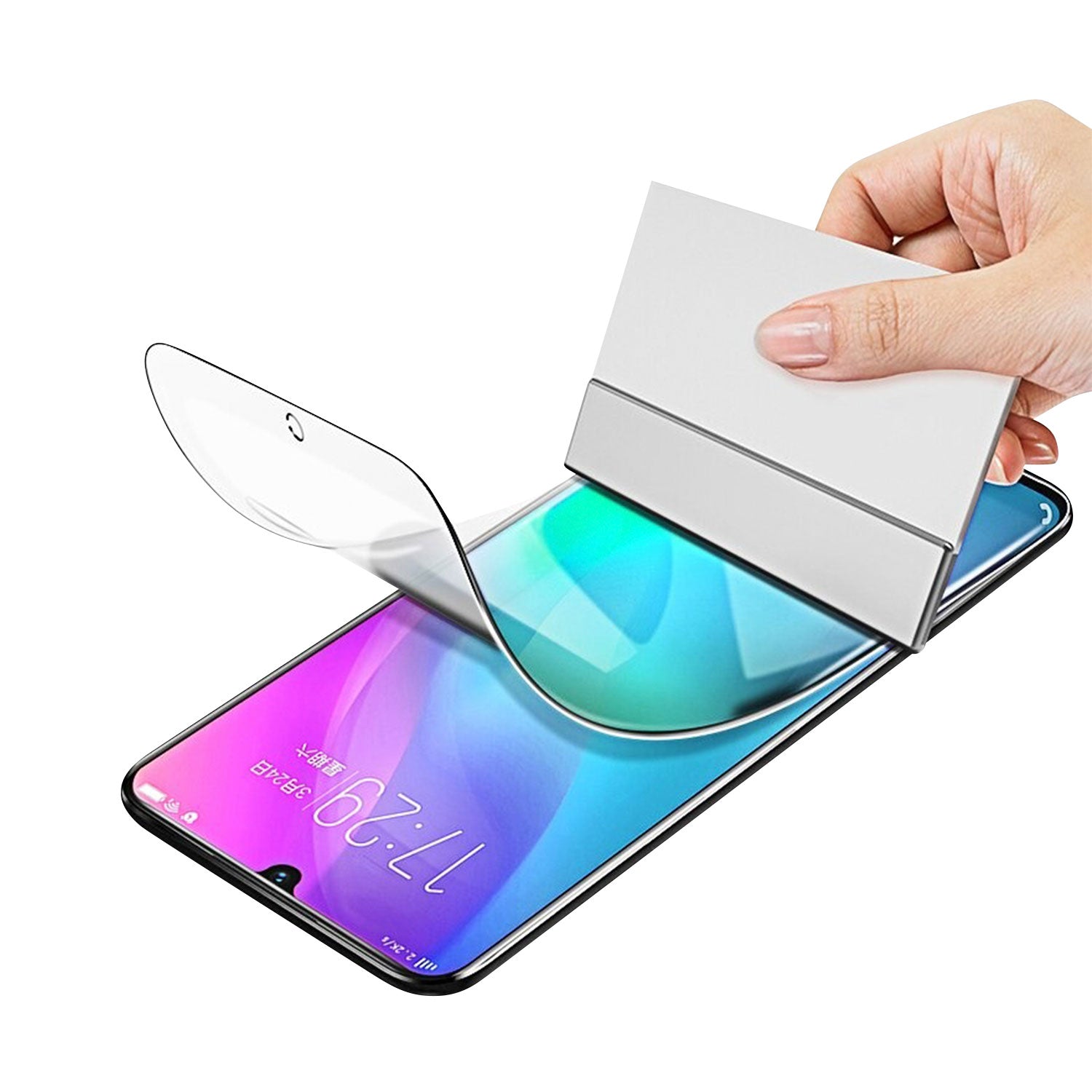 Lamina de Hydrogel Transparente Moto G9 PlaySunshine SS-057 | Lifemax