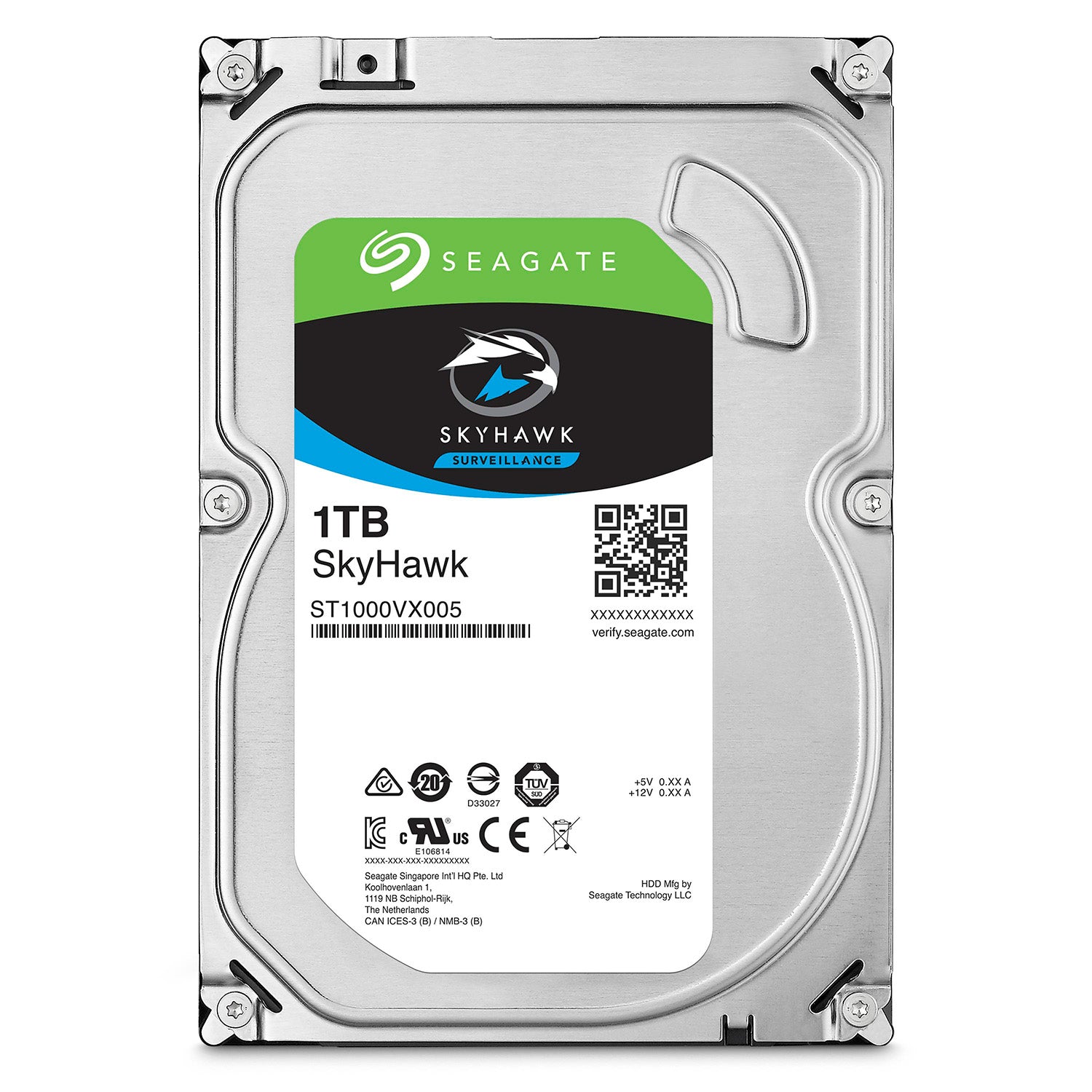 Disco Duro Seagate SkyHawk 1 TB 3.5in PC/DVR/NVR Vigilancia - Mayorista de Tecnología