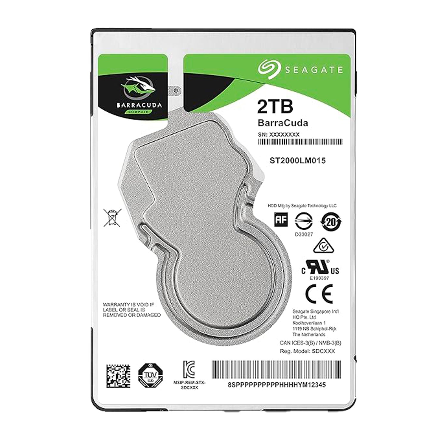 Disco Duro Interno Seagate Barracuda 2TB 2.5" SATA 3 7200Rpm Buffer 128MB [ ST2000LM015 ] - Mayorista de Tecnología