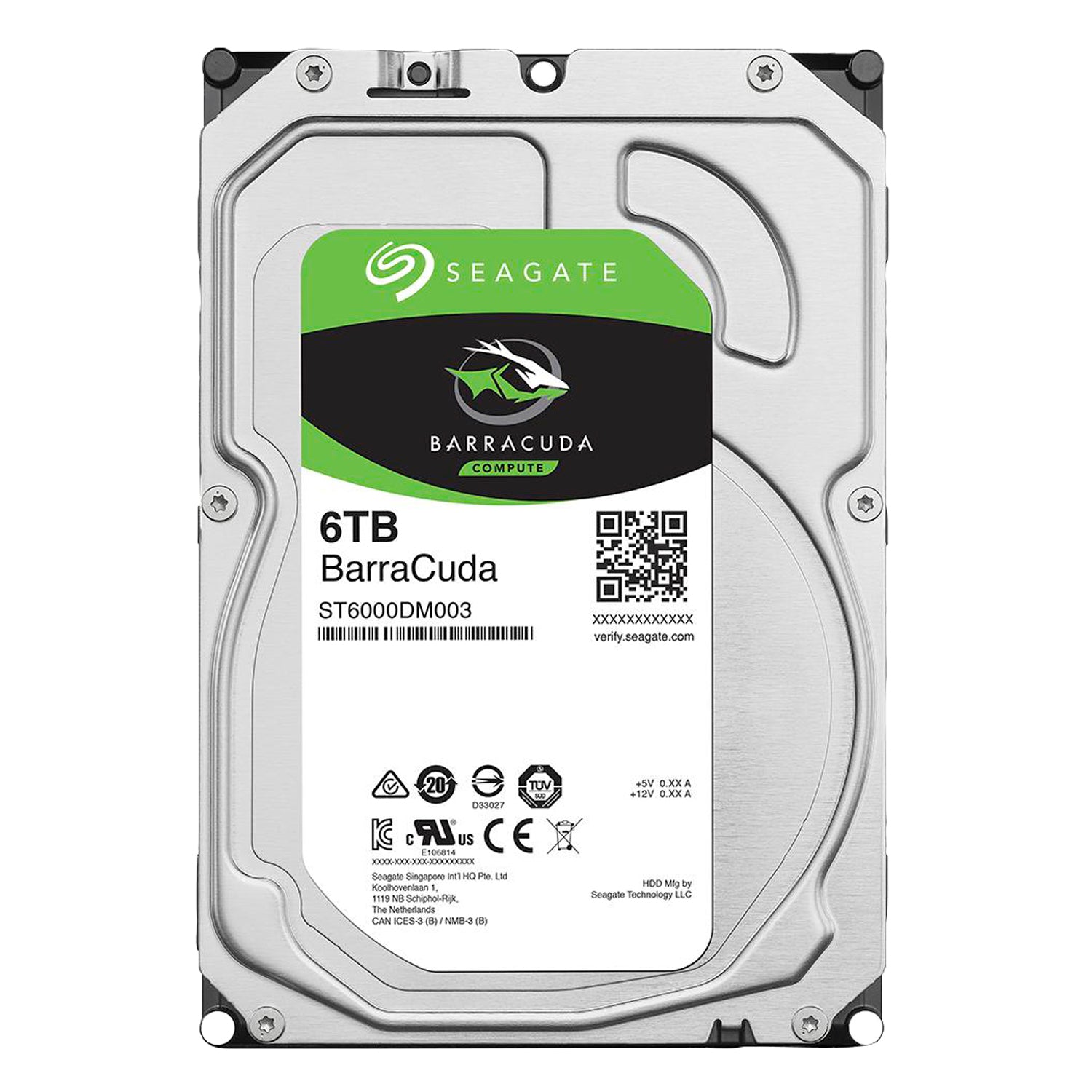 Disco Duro Interno Seagate Barracuda 6TB 3.5" SATA 3 5400Rpm Buffer 256MB PC/DVR/NVR [ ST6000DM003 ] - Mayorista de Tecnología