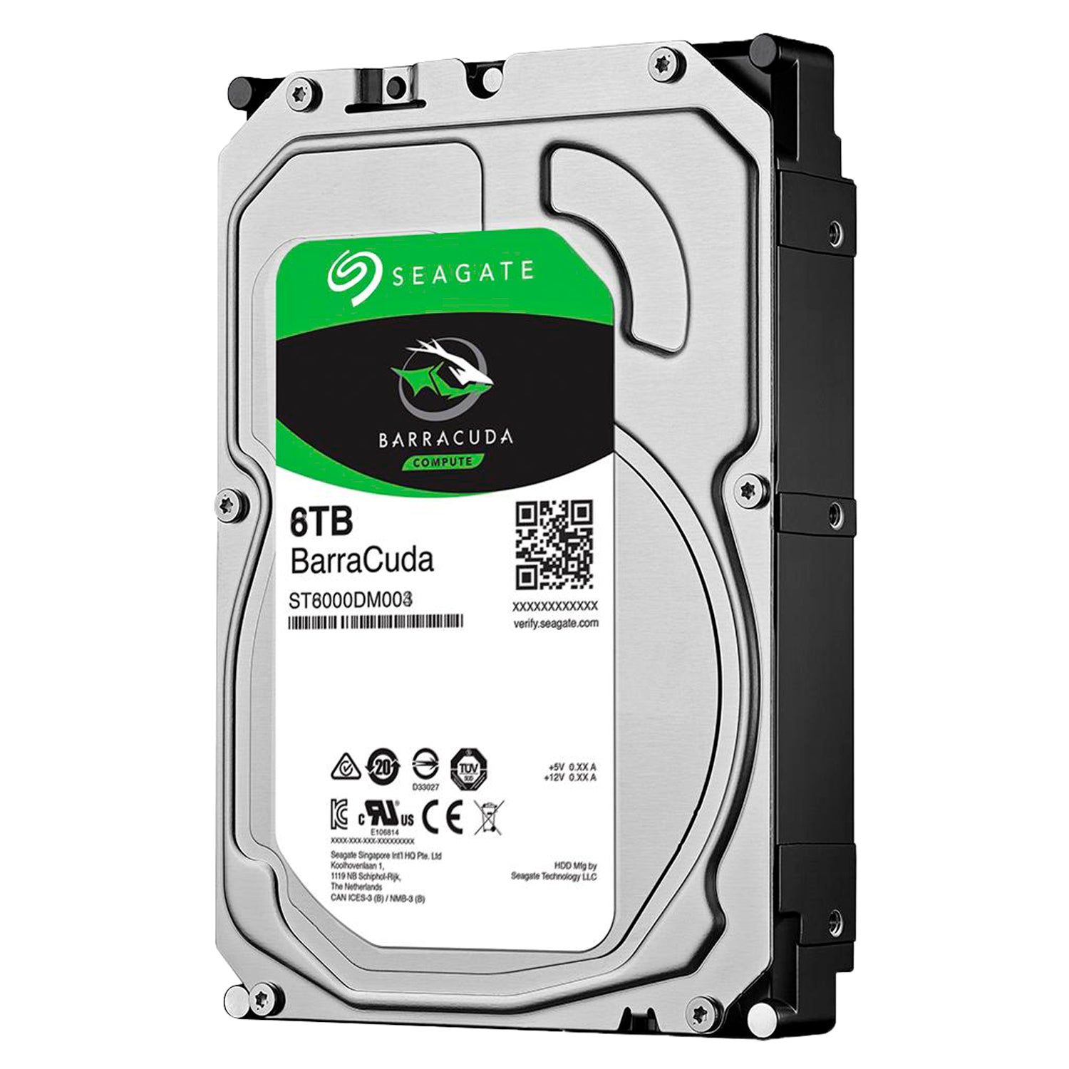 Disco Duro Interno Seagate Barracuda 6TB 3.5" SATA 3 5400Rpm Buffer 256MB PC/DVR/NVR [ ST6000DM003 ] - Mayorista de Tecnología