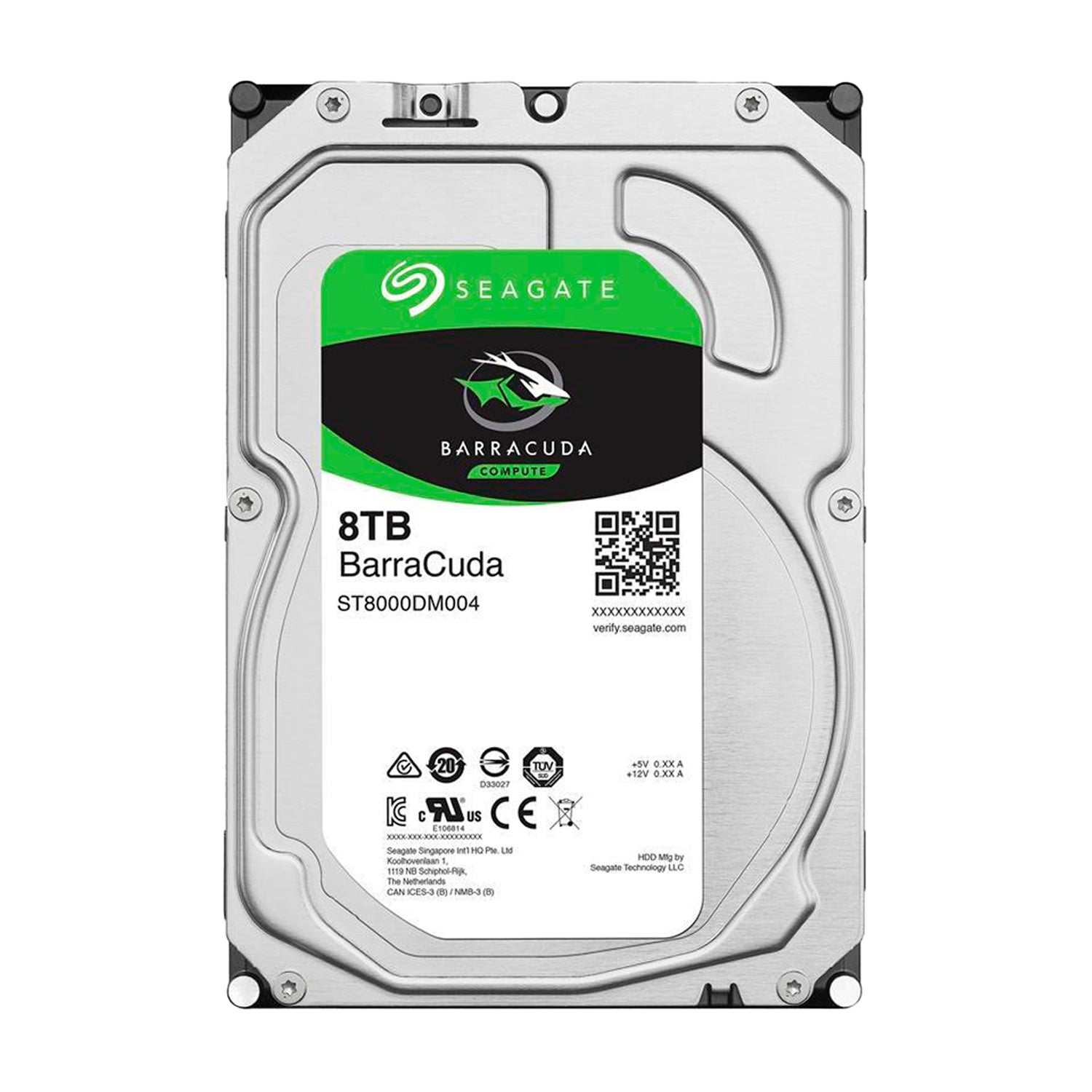 Disco Duro Interno Seagate Barracuda 8TB 3.5" SATA 3 5400Rpm Buffer 256MB PC/DVR/NVR [ ST8000DM004 ] - Mayorista de Tecnología