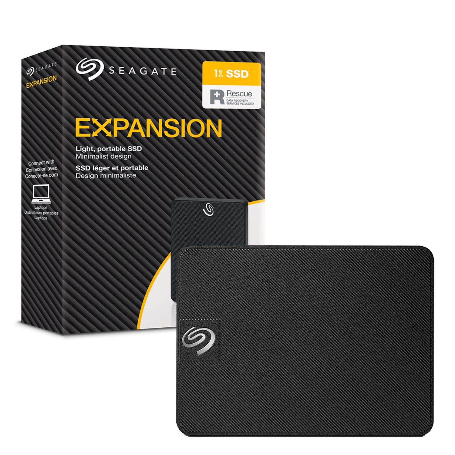 Disco Solido SSD Externo Portatil Seagate Expansion 1TB USB-C 1000 MB/s Rescue [ STLH1000400 ] - Mayorista de Tecnología