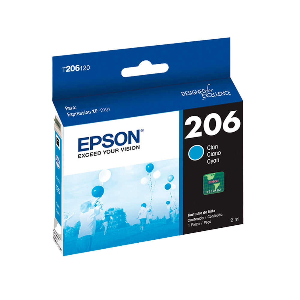 Cartuchos De Tinta Epson T206 Originales Funciona Con XP-2101 - Mayorista de Tecnología