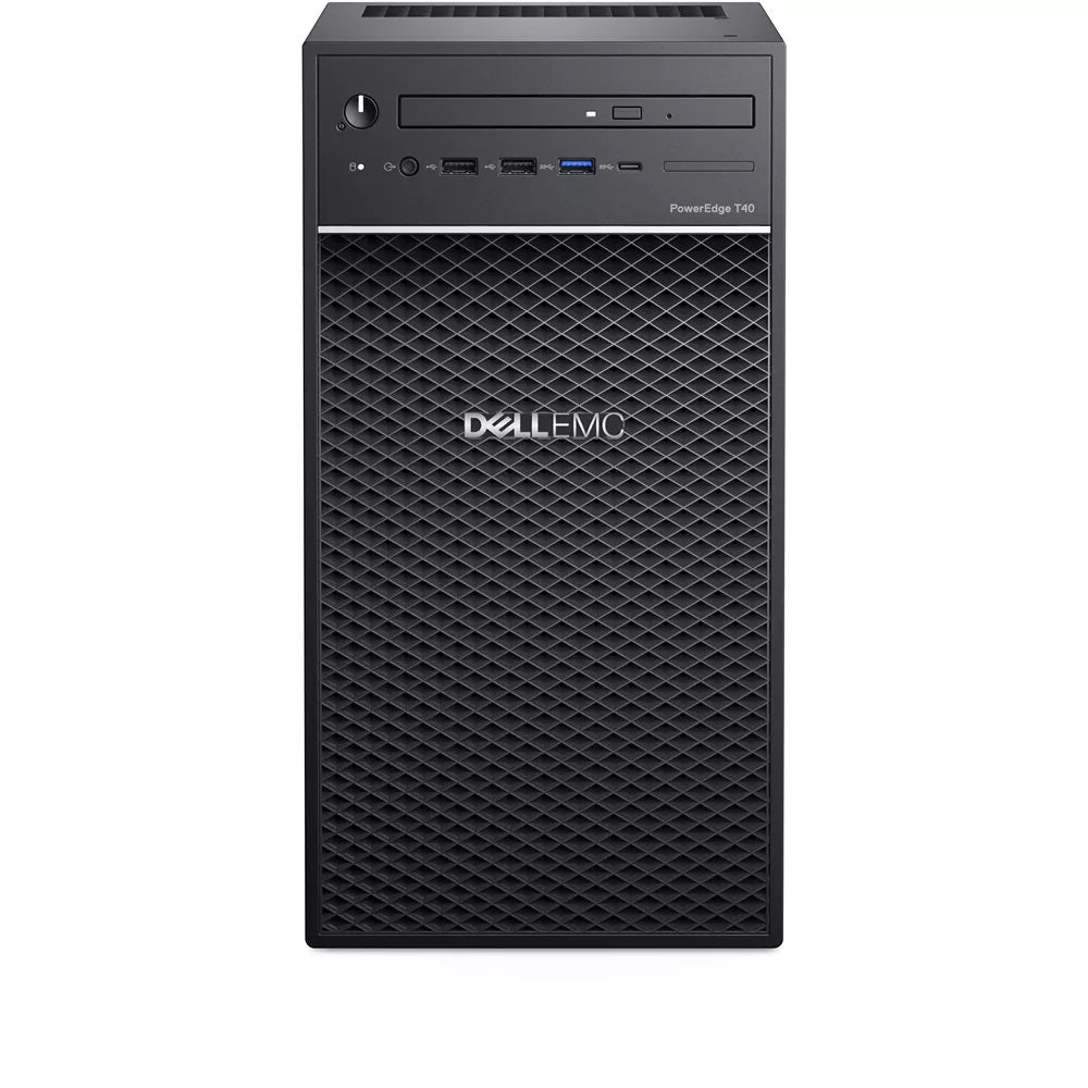 Servidor Dell PowerEdge T40 Intel Xeon E-2224G Ram 8GB Disco HDD 1TB Fuente 300W Torre 4U - Mayorista de Tecnología