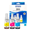 Pack 3 Botellas Tinta Epson T664520 Cyan Magenta Amarillo