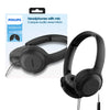 Audifonos Philips TAUH201 On-ear Jack 3.5mm Cable 1.2m Manos Libres Aislamiento de Ruido