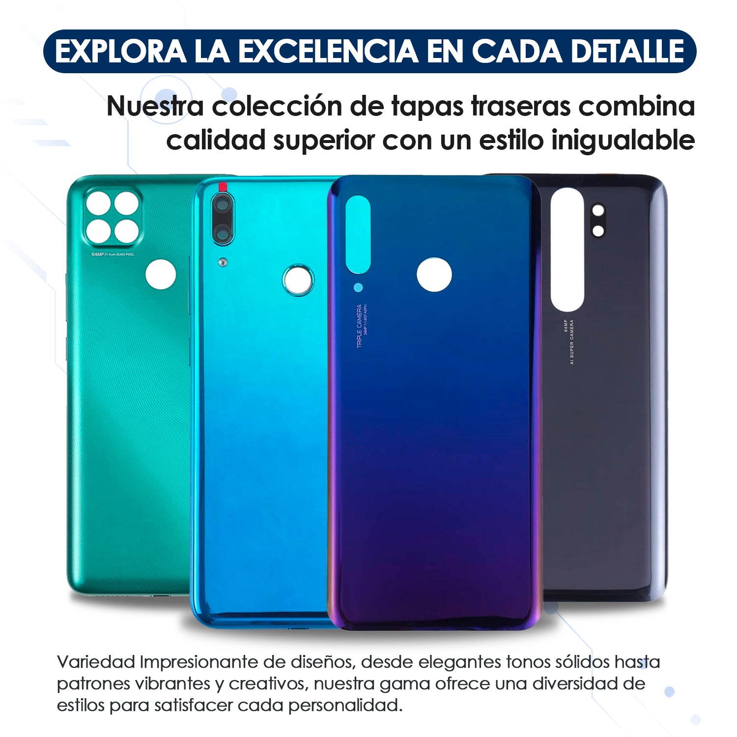 Tapa Trasera para Samsung Galaxy S9 Protege y Renueva