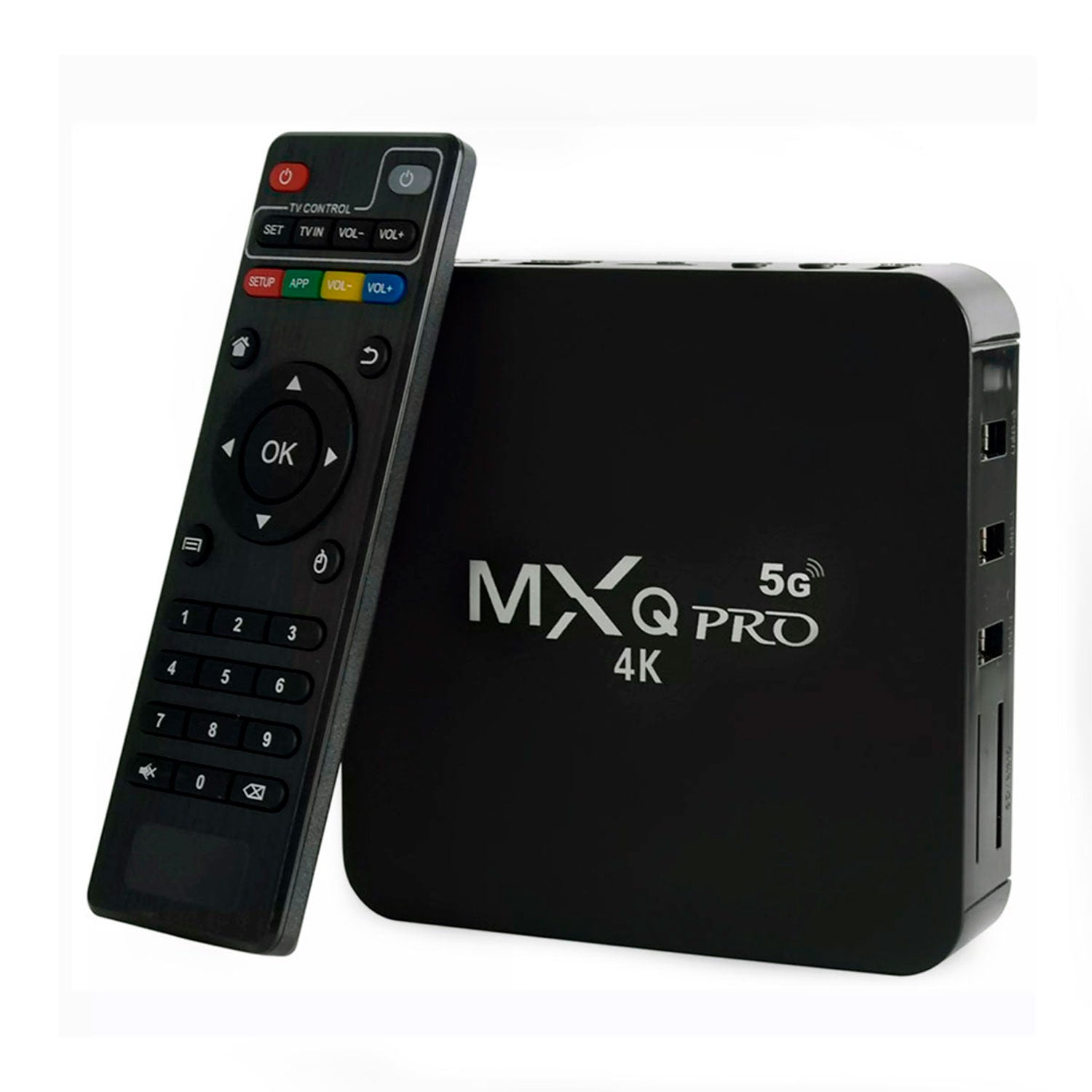 Tv Box MXQPRO 4K 10.1 8G Ram 128gb Wifi 2.4g/5g 4core TV0001 - Mayorista de Tecnología