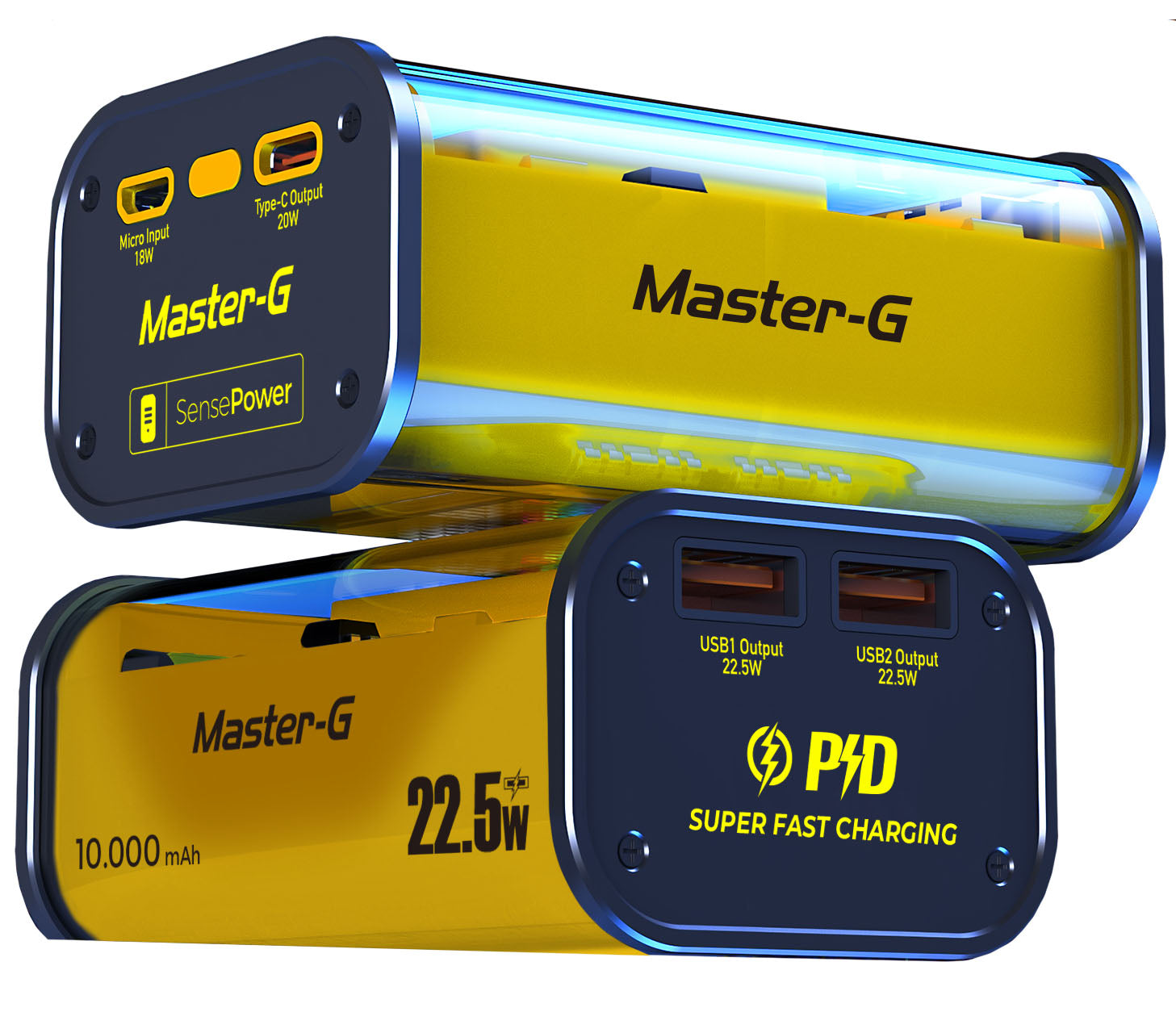 Cargador Portatil Bateria Power Bank Master G 10000mAh 22.5w