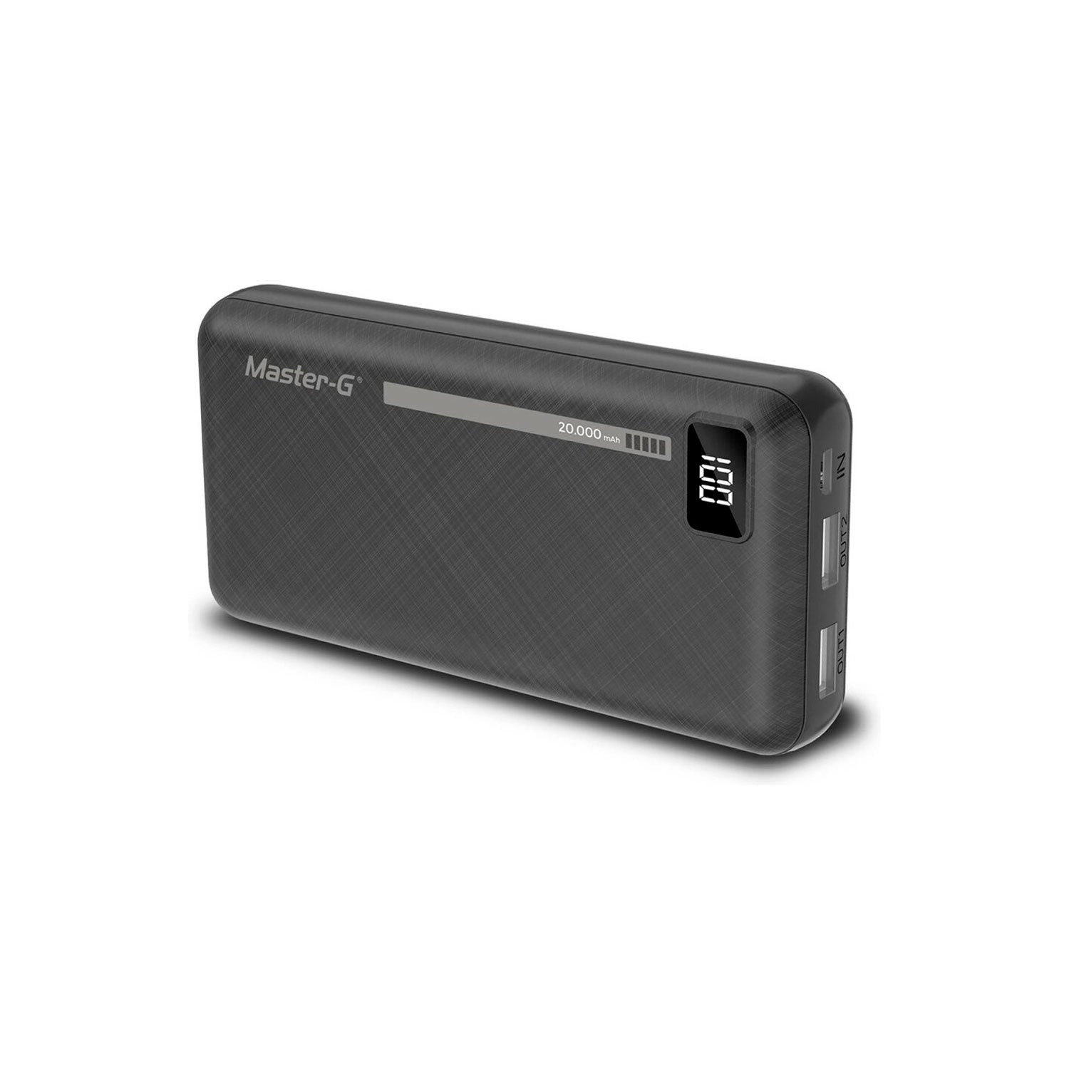 Cargador Portatil Bateria Externa Master G 20000 Mah Doble Carga Power Bank [ UCP20000L ] - Mayorista de Tecnología