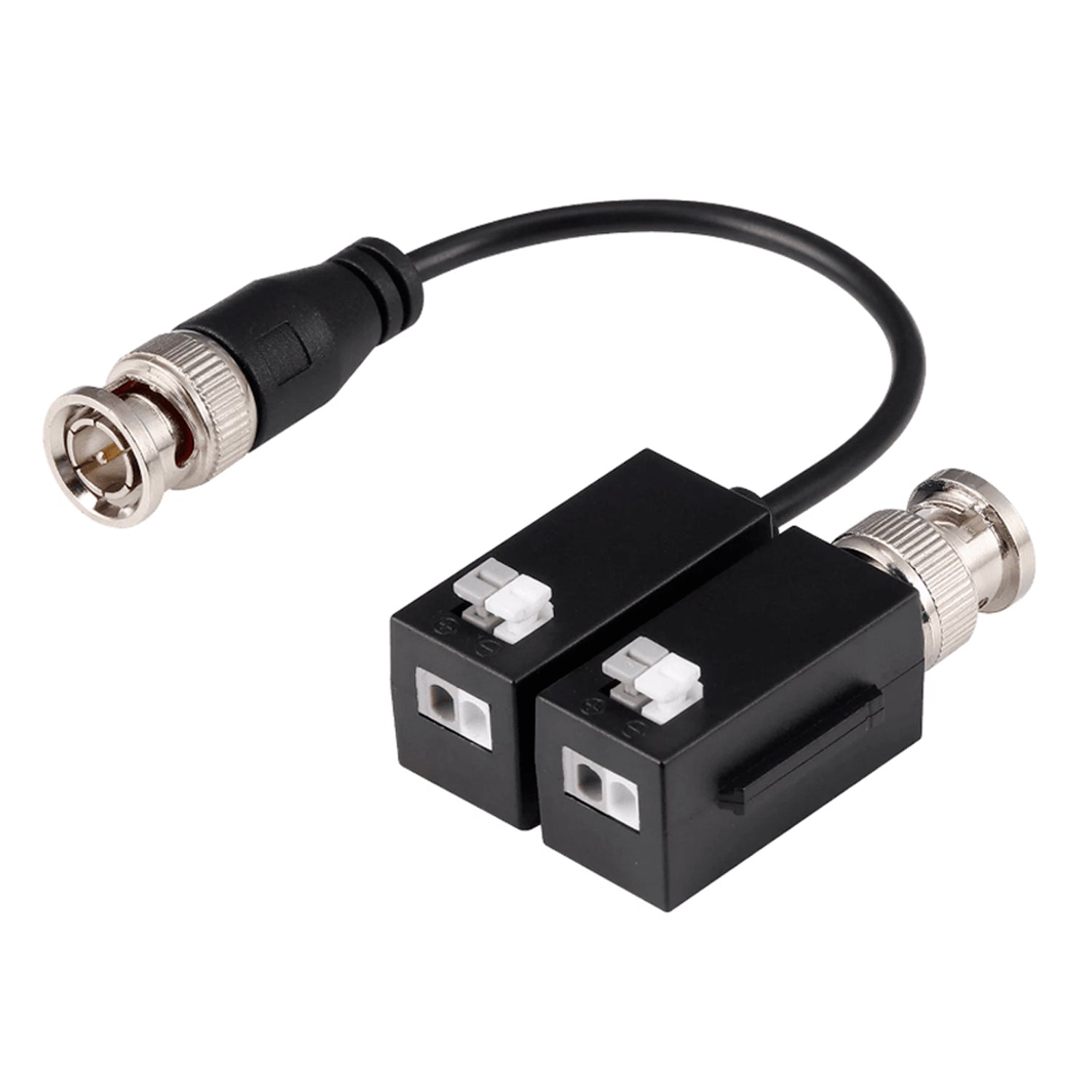 Balun de Video Pasivo VCONN HD-TVI/CVI/AHD/CVBS Transmisor y Receptor de 3MP hasta 4K