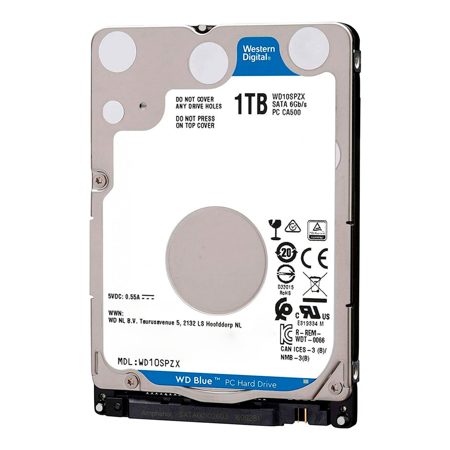 Disco Duro 1TB Interno WD Blue HDD WD10SPZX OPENBOX | Lifemax - Mayorista de Tecnología