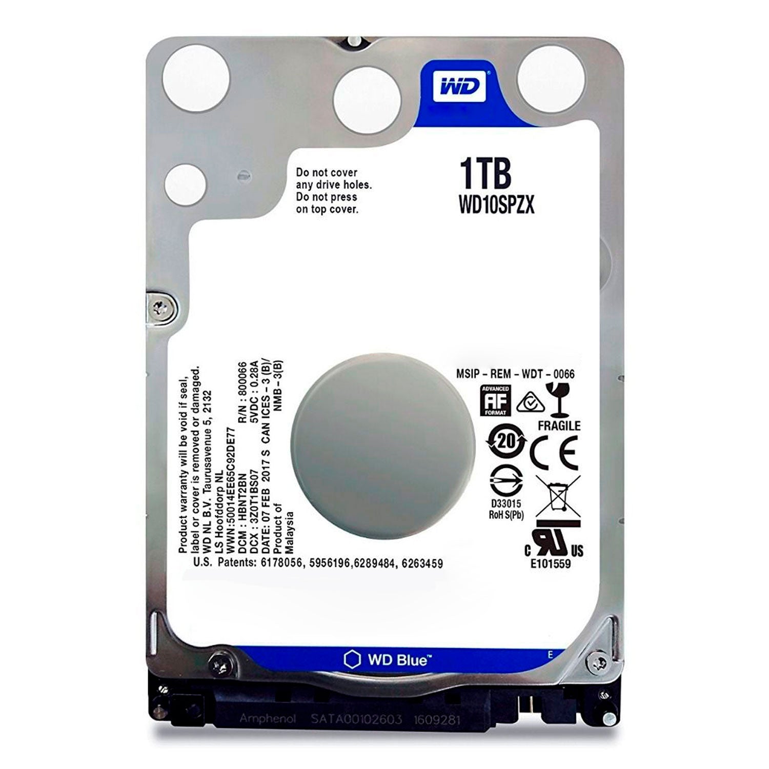 Disco Duro 1TB Interno WD Blue HDD WD10SPZX OPENBOX | Lifemax - Mayorista de Tecnología