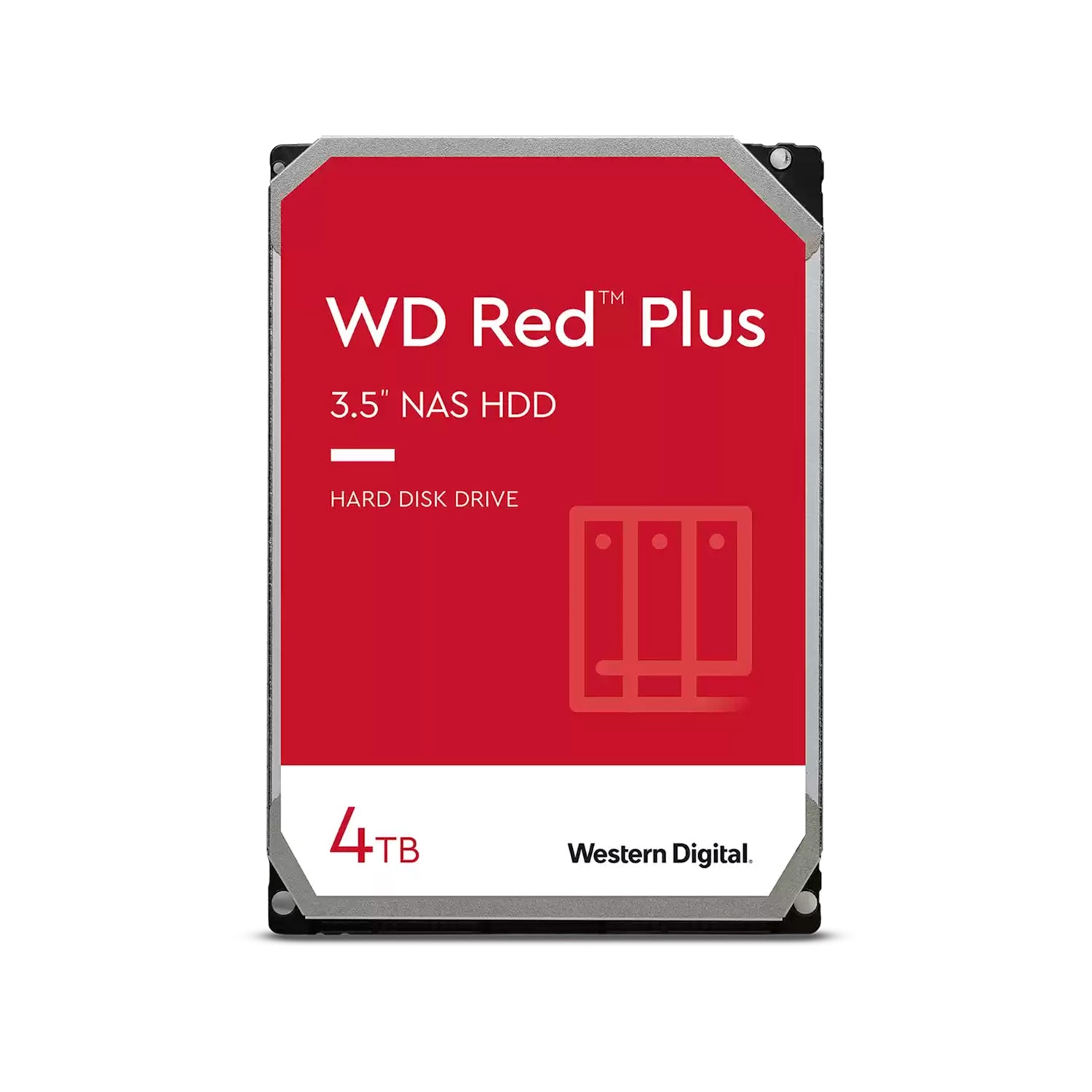 Disco Duro Interno Western Digital Red Plus NAS 4TB 3.5" SATA 3 5400Rpm Cache 256MB [ WD40EFPX ]