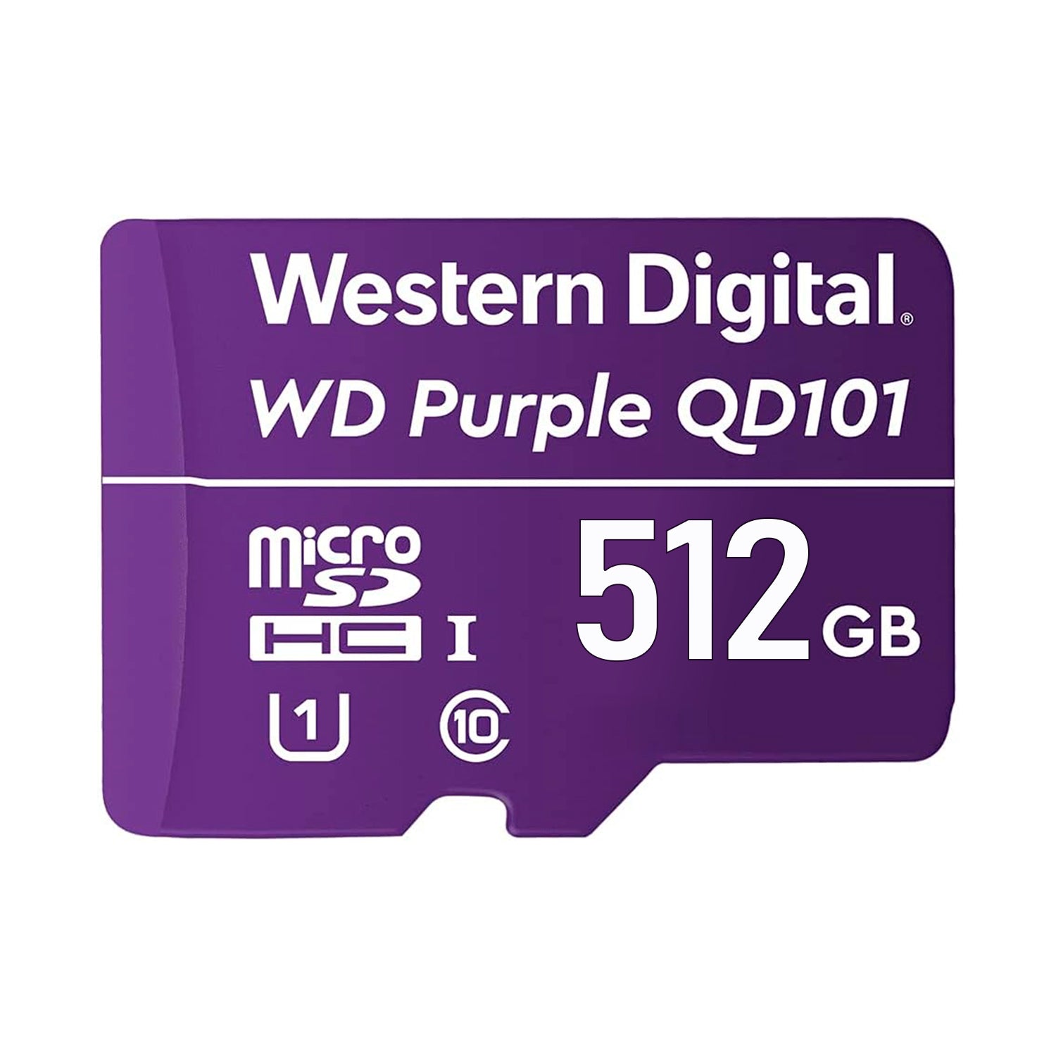 Tarjeta de Memoria MicroSD 512GB WD Purple SDXC UHS-I Clase 10 4K 100MB/s