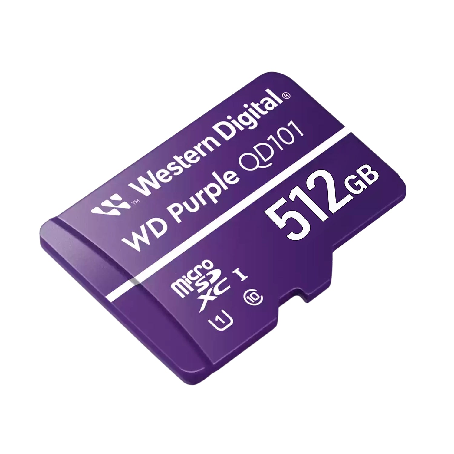 Tarjeta de Memoria MicroSD 512GB WD Purple SDXC UHS-I Clase 10 4K 100MB/s