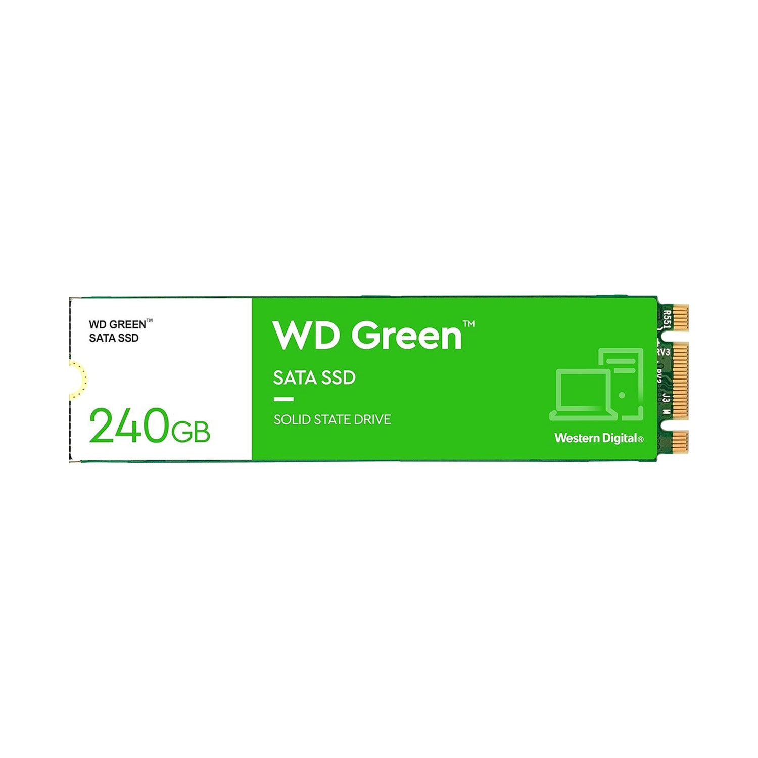 Disco Solido SSD Interno WD Green 240GB M.2 2280 SATA 6 Gb/s 545MB/s [ WDS240G3G0B ] - Mayorista de Tecnología