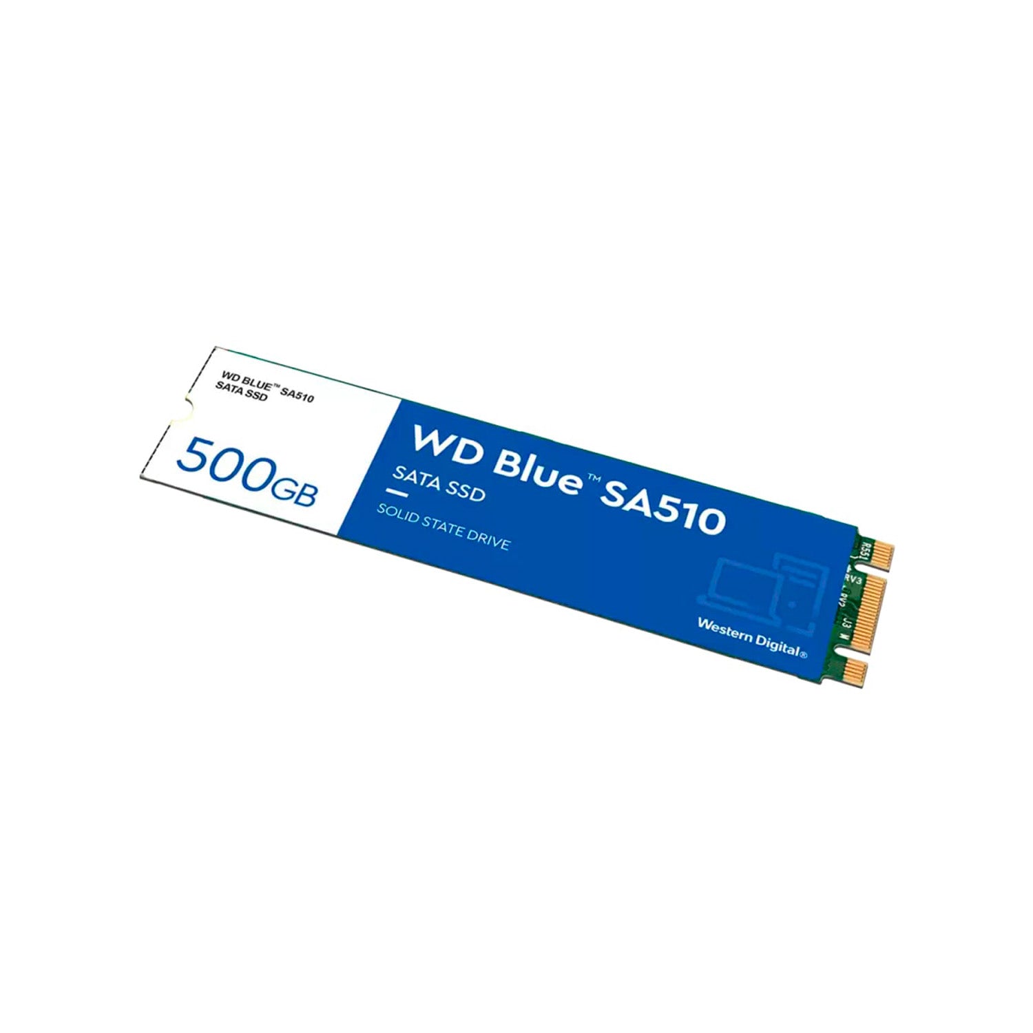 Disco Solido SSD Interno WD Blue 500GB M.2 2280 SA510 SATA 3 - Mayorista de Tecnología