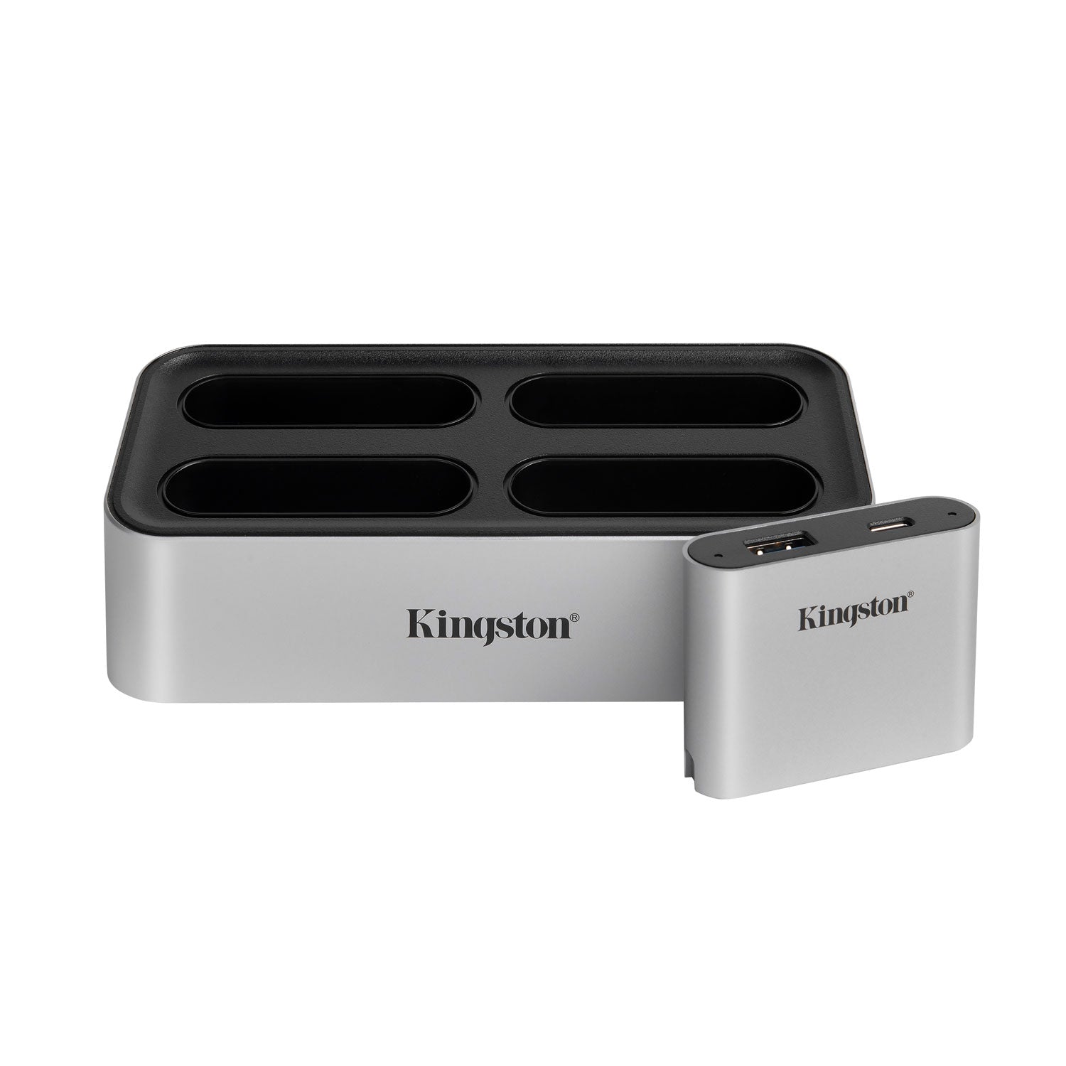 Unidad Lectores Kingston WorkflowStation USB 3.2 Gen2 READER HUB miniHub USB-A y C + cable [ WFS-U ] | Lifemax