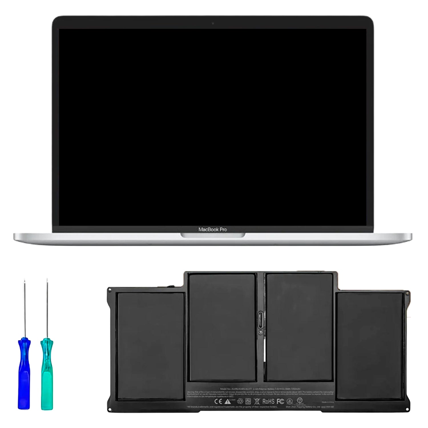 Bateria Yiiko Compatible con MacBook Air 13 2010 2017 55 Wh