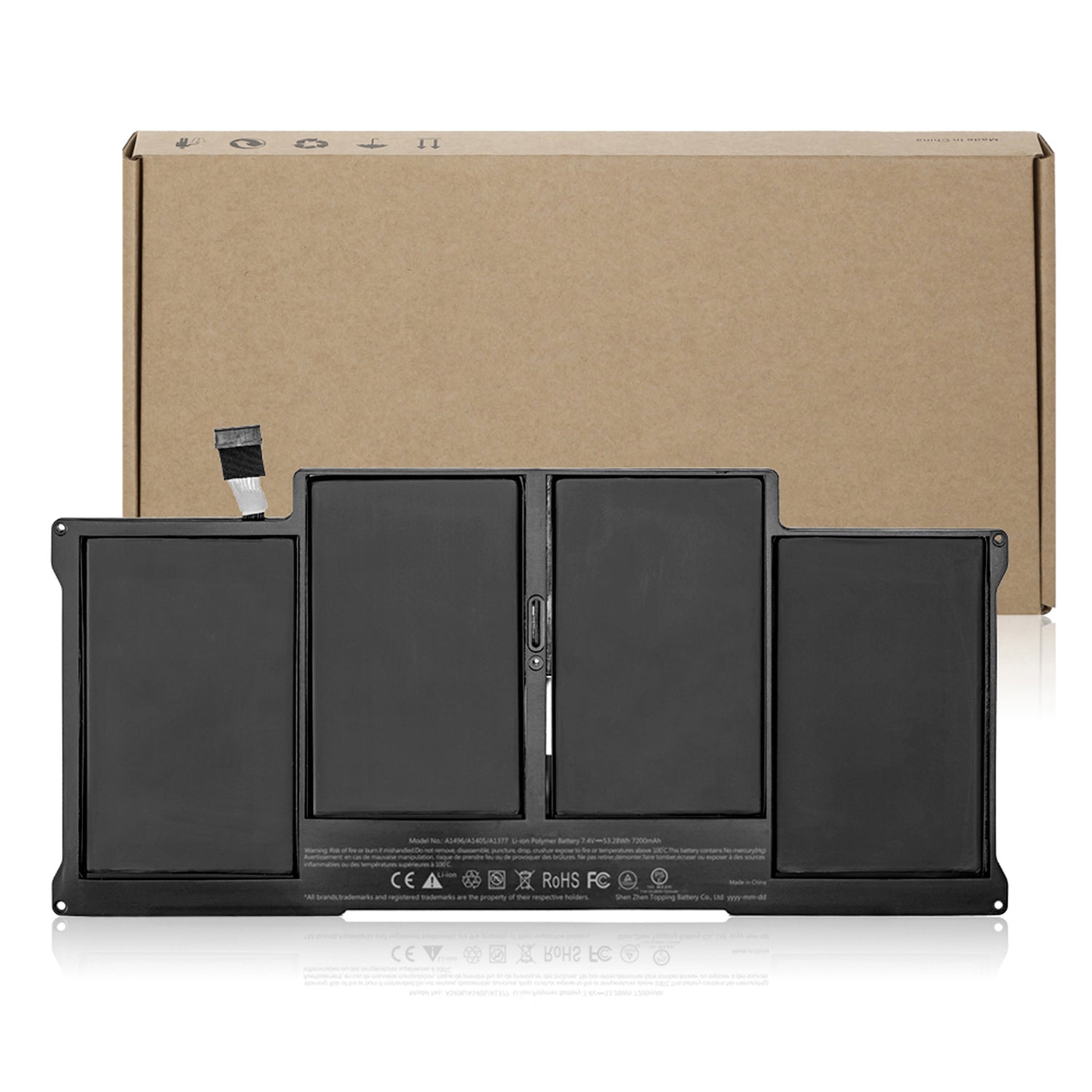 Bateria Yiiko Compatible con MacBook Air 13 2012 2017 55 Wh