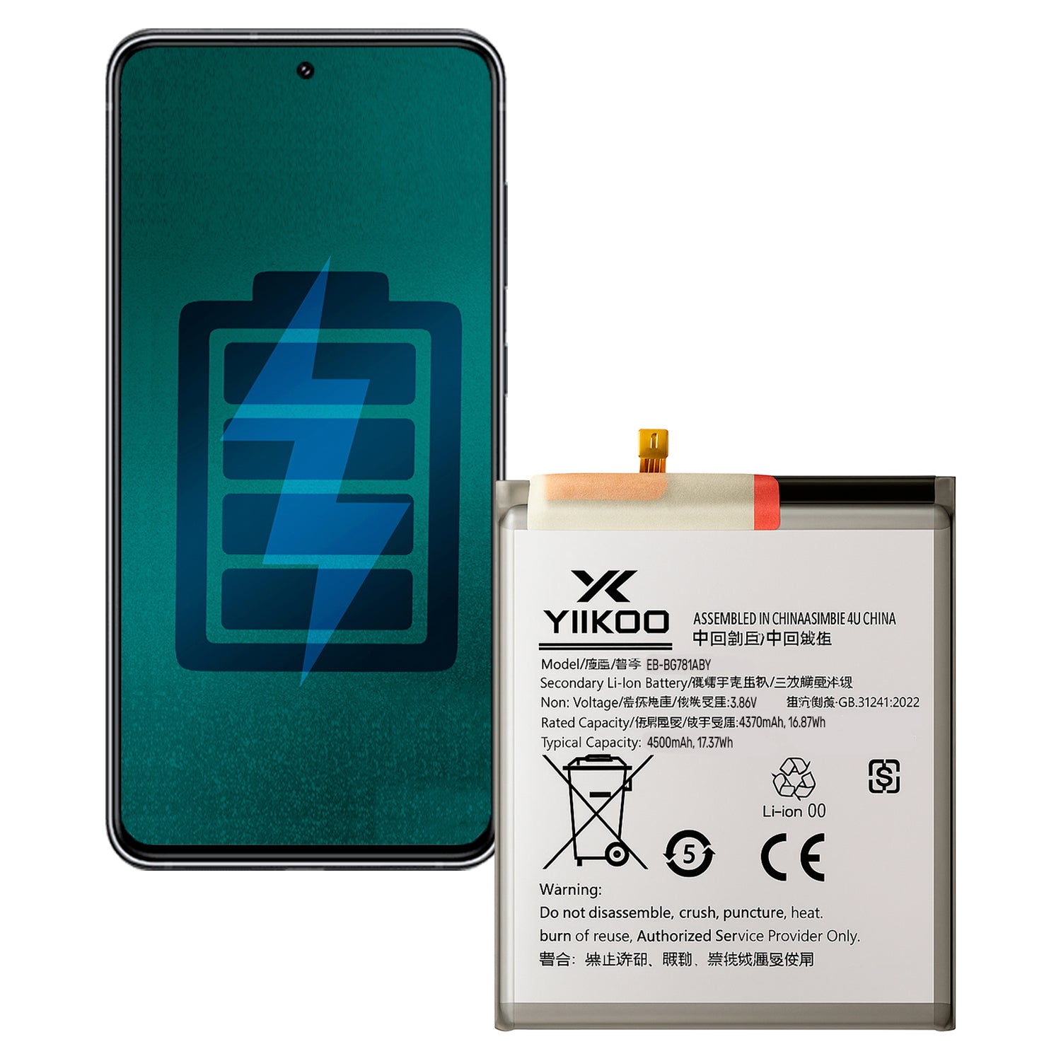 Bateria para Samsung S20 FE/A52 YIIKOO Proteccion sobrecarga
