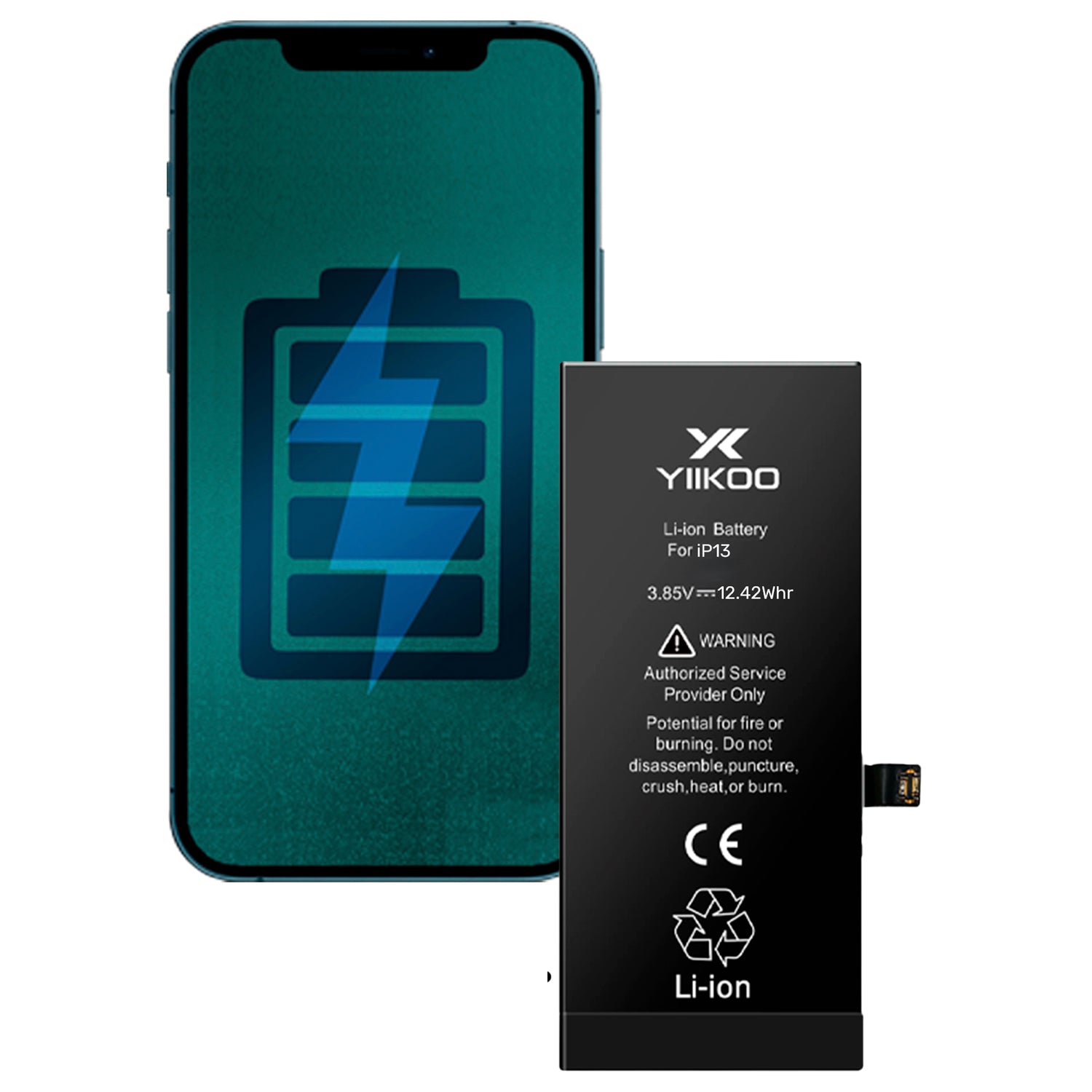 Bateria para iPhone 13 YIIKOO Proteccion contra sobrecarga