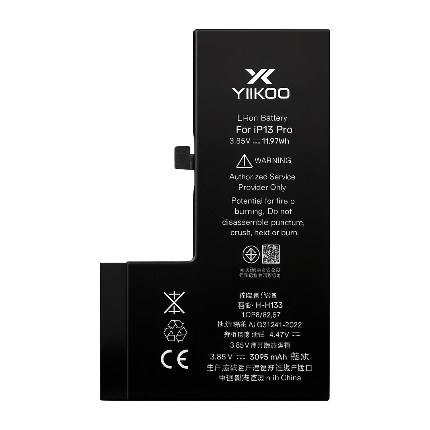 Bateria para iPhone 13 Pro YIIKOO Proteccion sobrecarga