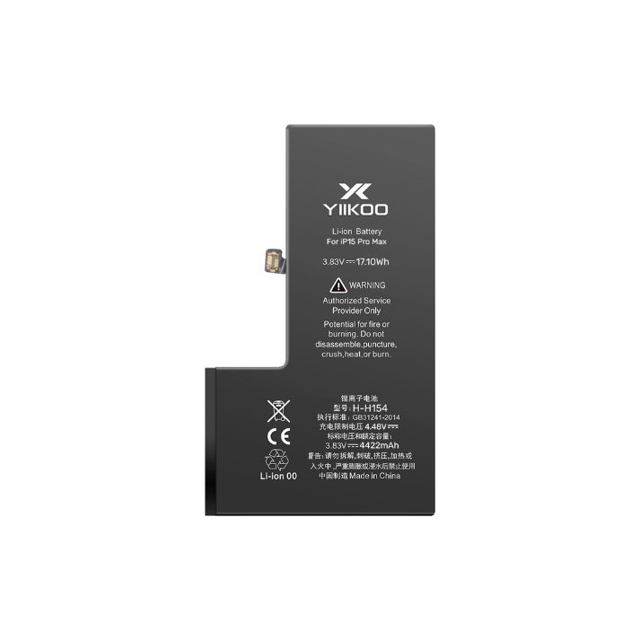 Bateria para iPhone 15 ProMax YIIKOO Proteccion Sobrecarga