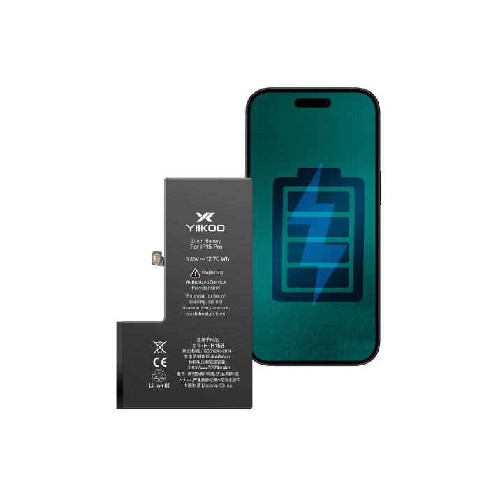 Bateria para iPhone 15 Pro YIIKOO Proteccion Sobrecarga