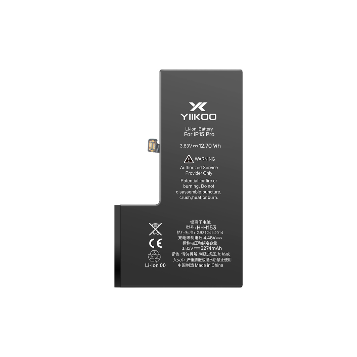 Bateria para iPhone 15 Pro YIIKOO Proteccion Sobrecarga