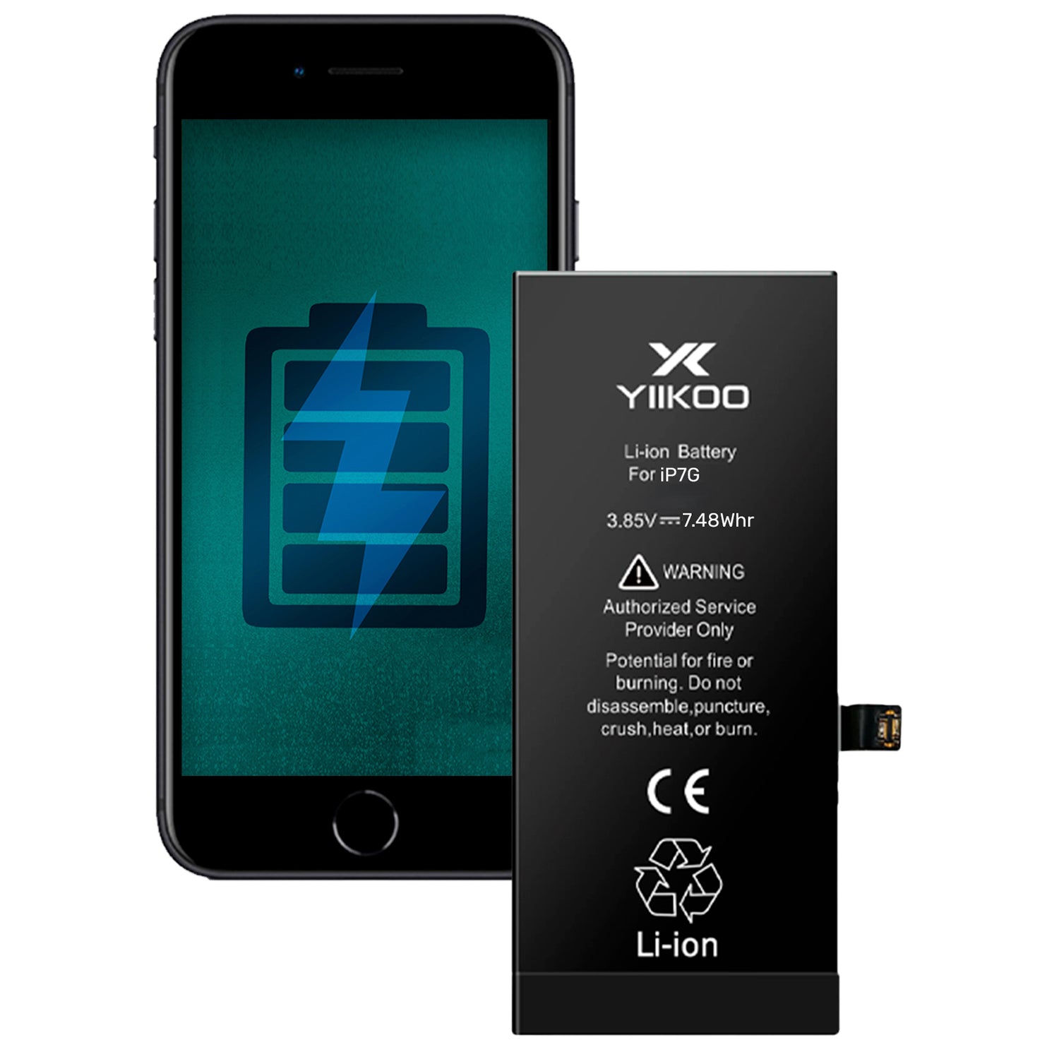 Bateria para iPhone 7 YIIKOO Proteccion contra sobrecarga