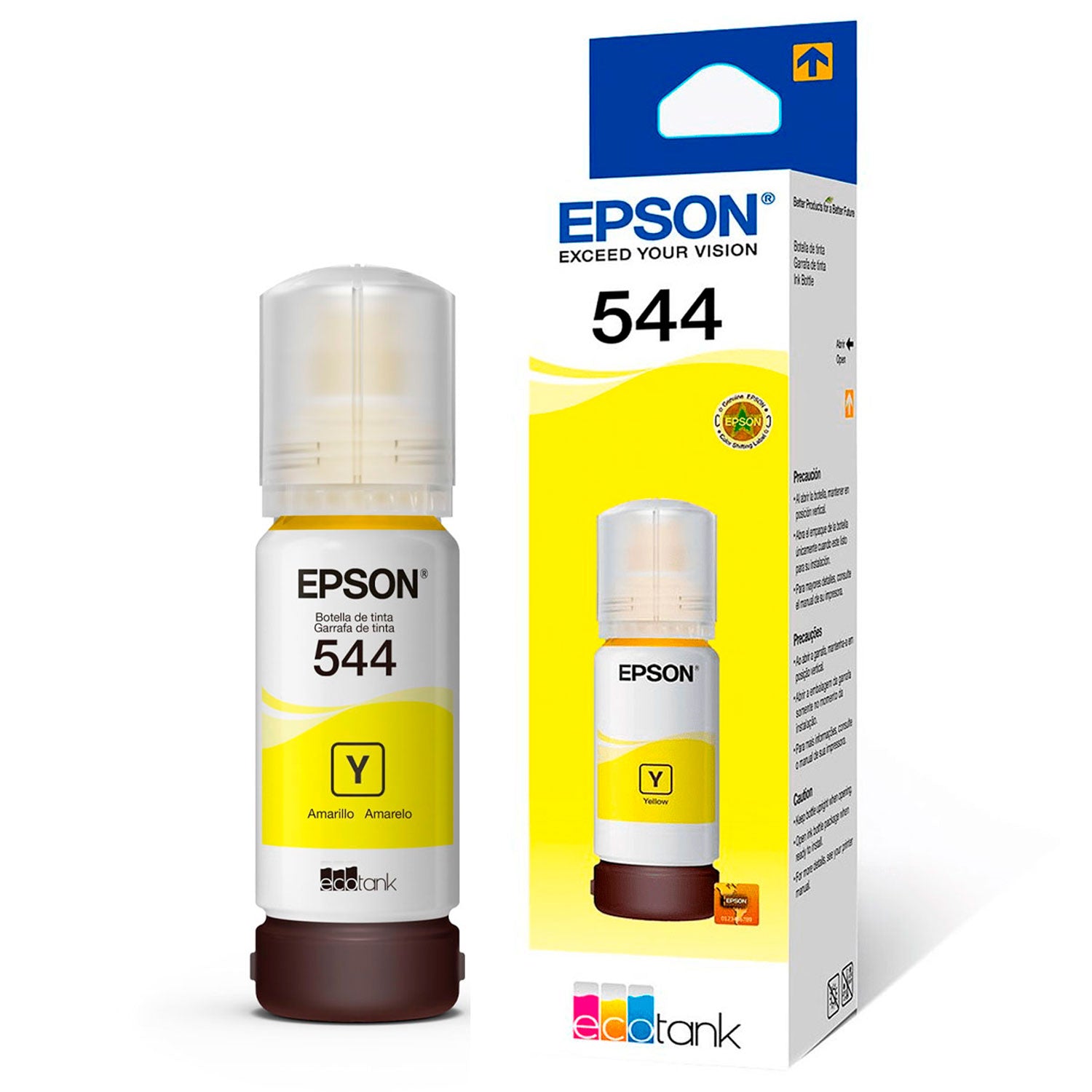 Tinta Epson T544 L1110 L3110 L3150 L316 Original No Genérica