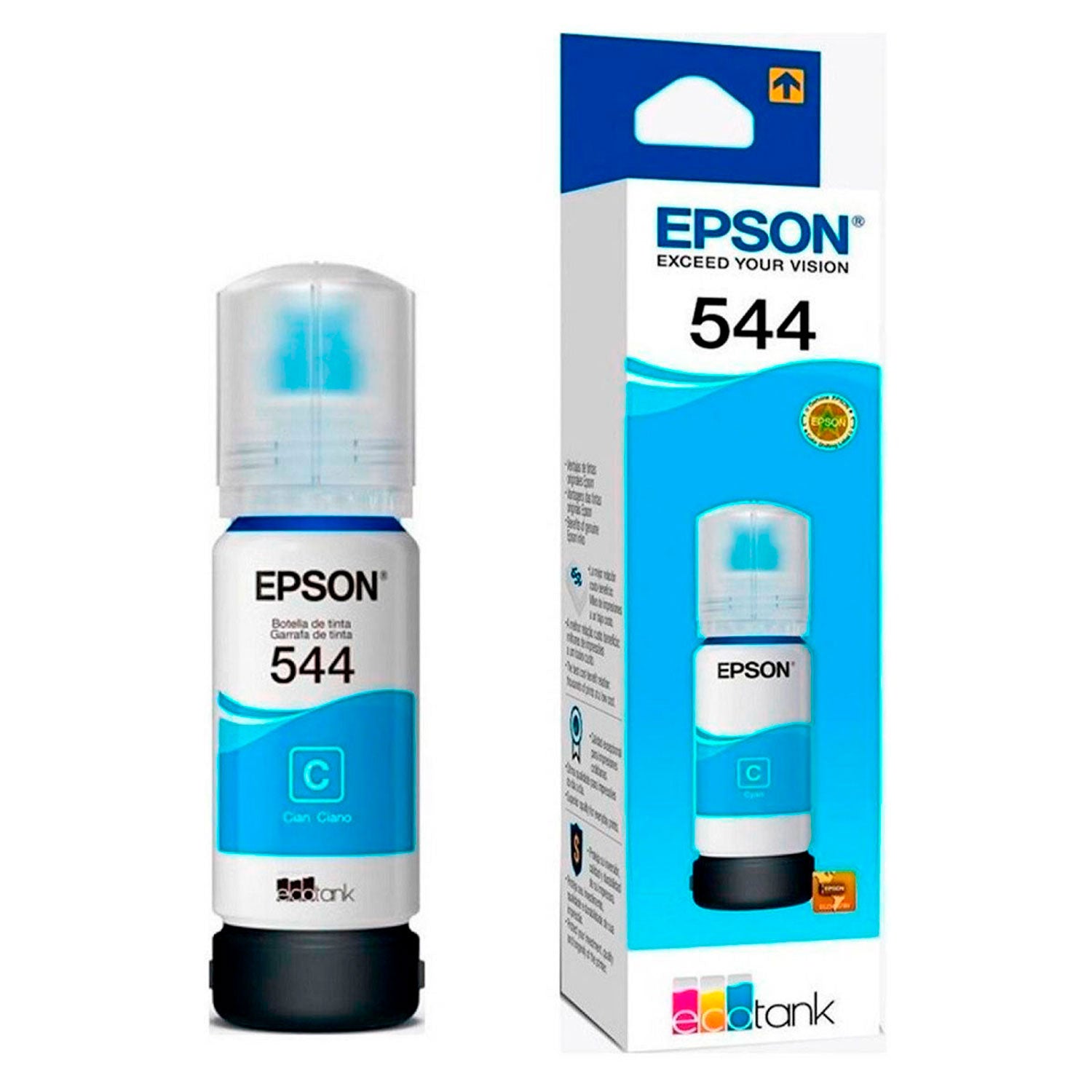 Tinta Epson T544 L1110 L3110 L3150 L316 Original No Genérica