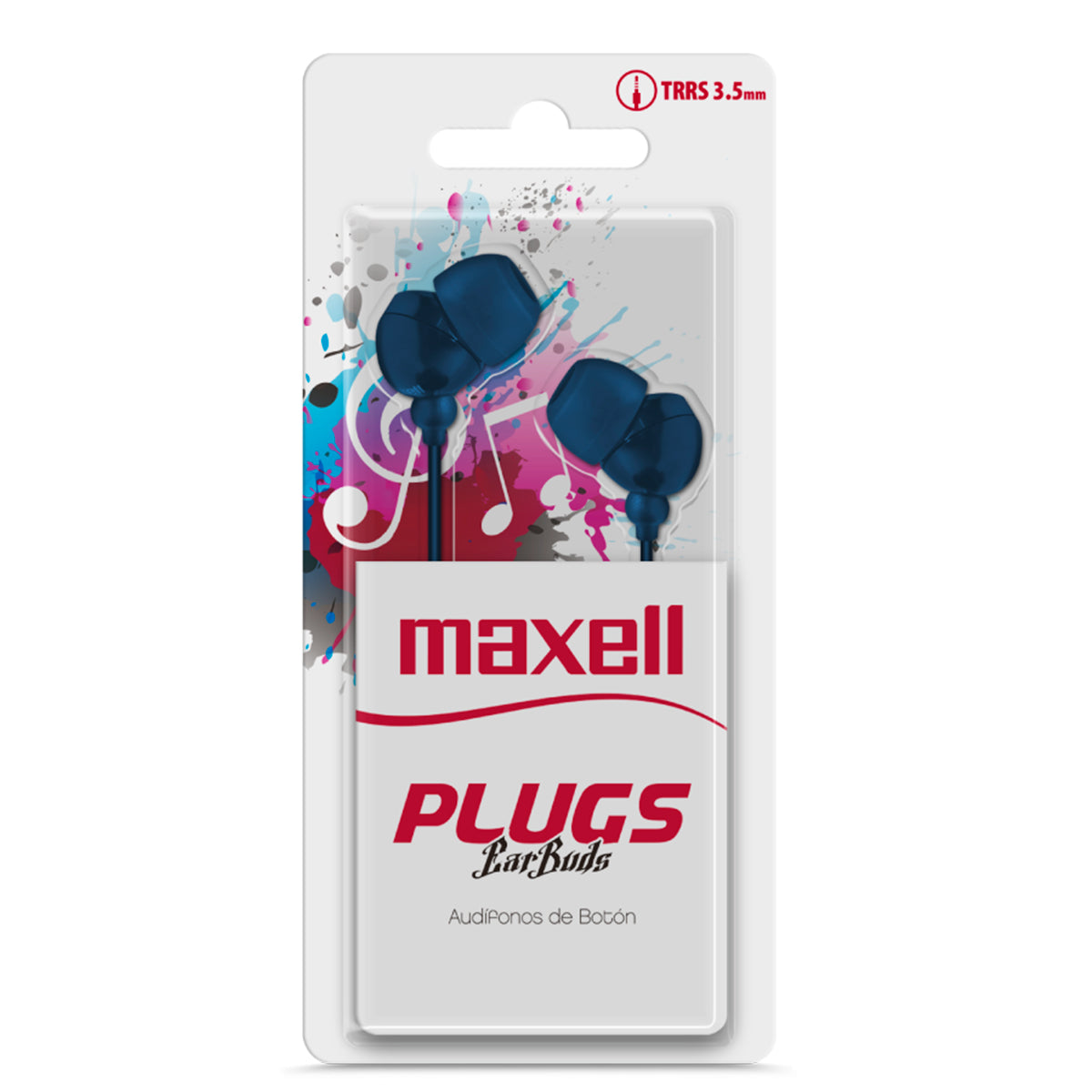 Audifonos IN-225 Maxell Plugs Ear Buds TRS 3.5mm In-ear