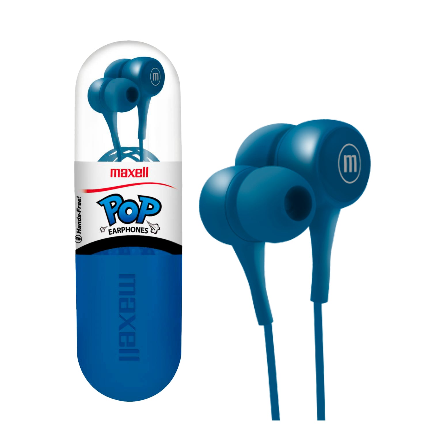 Audifonos Maxell Pop In-ear Conector 3.5mm Manos Libres Microfono Cable Anti-enredos con Estuche - Mayorista de Tecnología