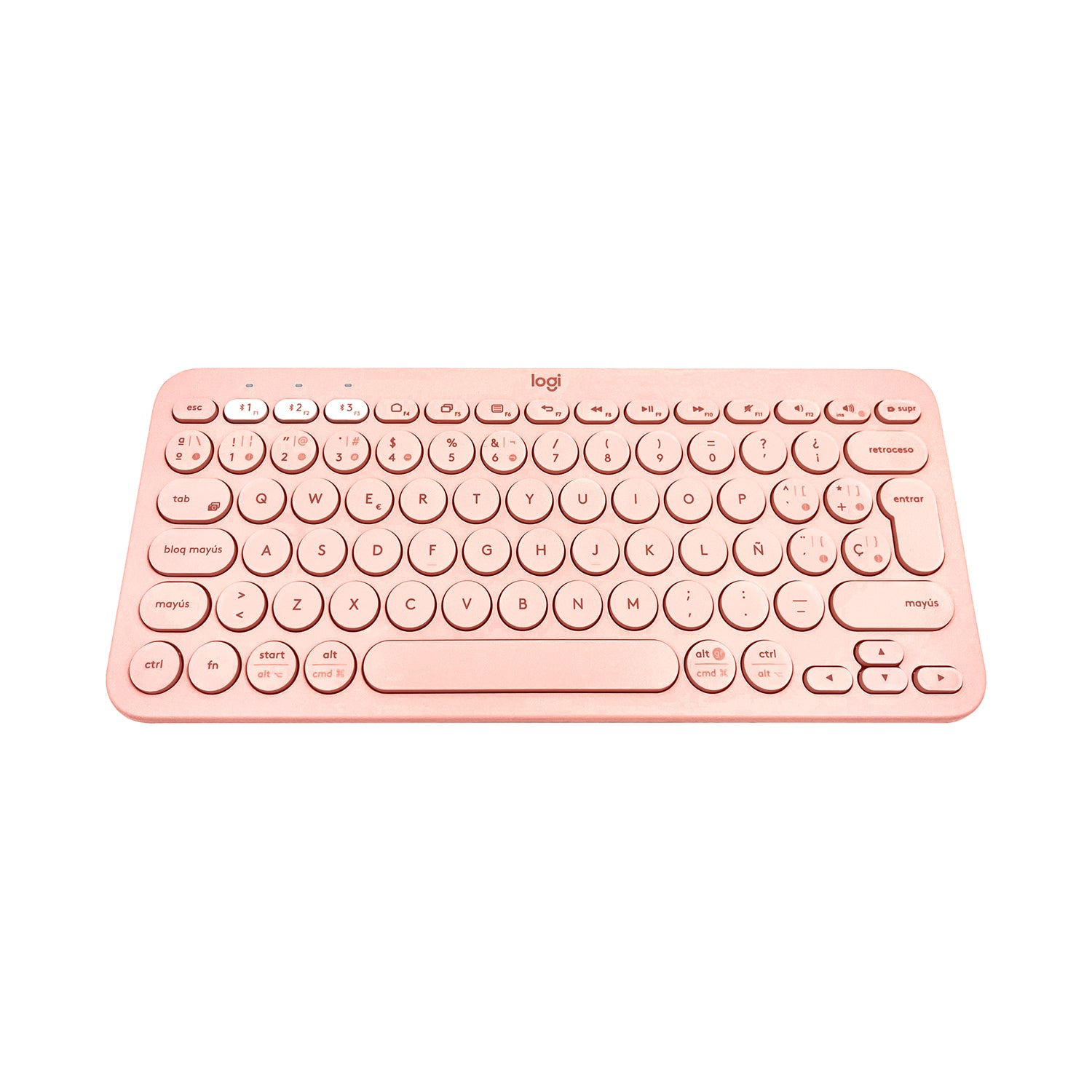 Teclado Bluetooth Logitech K380 QWERTY Español Multi Dispositivo Teclas Planas Pila 2 x AAA Incluida - Mayorista de Tecnología