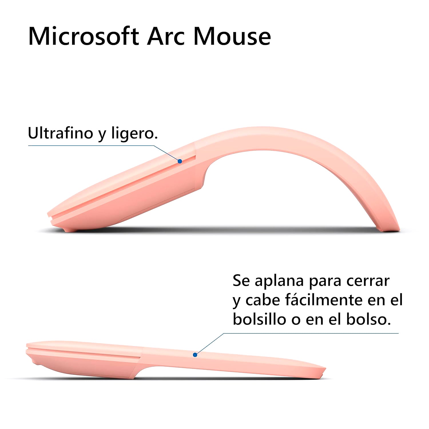 Mouse Inalambrico Microsoft Touch Arc Touch Plegable 1000dpi - Mayorista de Tecnología