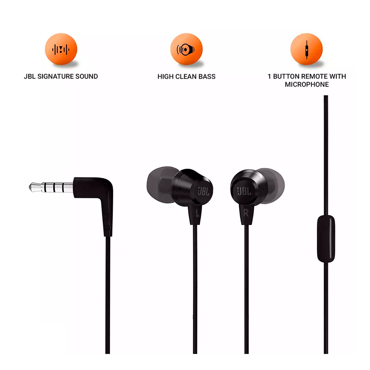 Audifonos JBL C50HI Harman In-Ear 3.5mm Manos Libres - Mayorista de Tecnología