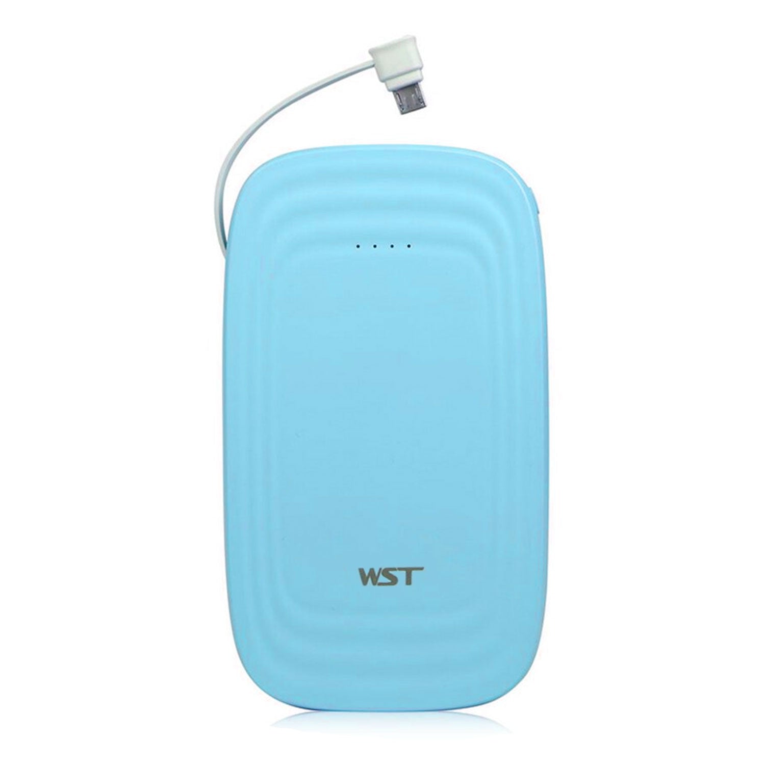 Bateria Externa Power Bank WST WP926 Premium 5V 2.1A 10000mAH USB MicroUSB Celeste | Lifemax - Mayorista de Tecnología