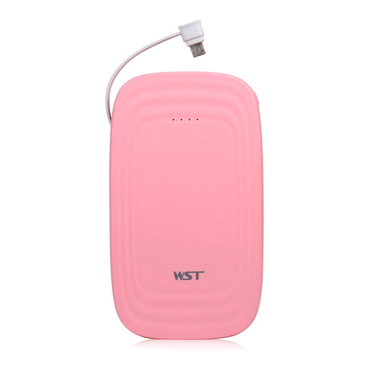 Bateria Externa Power Bank WST WP926 Premium 5V 2.1A 10000mAH USB MicroUSB Rosado | Lifemax - LifeMax Distribuidora